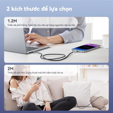 Dây cáp sạc nhanh 27W PD dệt bện KUULAA Type C‑L tương thích iPhone 14/13/12/11/X/XR - 99.000₫ 8 Dây cáp sạc nhanh 27W PD dệt bện KUULAA Type C‑L tương thích iPhone 14/13/12/11/X/XR - 99.000₫ 8