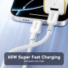 Dây cáp sạc nhanh 60W PD dệt bện KUULAA Type C‑C, tương thích iPhone, Huawei, Xiaomi, Samsung, OPPO, Vivo giá 40.799 VND 5