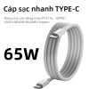 Dây cáp sạc nhanh 65W TYPE-C cho OPPO IP15/16 Vivo Xiaomi Samsung - Giá 79.000₫ 2