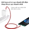 Dây cáp sạc nhanh 65W TYPE-C cho OPPO IP15/16 Vivo Xiaomi Samsung - Giá 79.000₫ 3