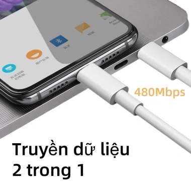 Dây cáp sạc nhanh 65W TYPE-C cho OPPO IP15/16 Vivo Xiaomi Samsung - Giá 79.000₫ 8