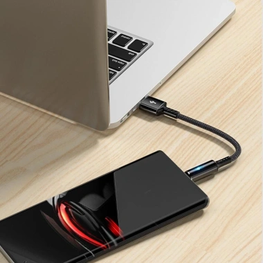 Dây cáp sạc nhanh ANKNDO 25cm USB và Type C, cho iPhone, Samsung, Huawei - Giá 45.471₫