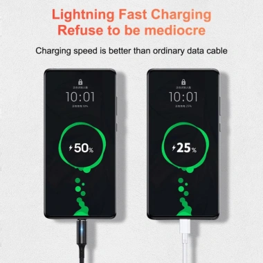 Dây cáp sạc nhanh ANKNDO 25cm USB và Type C, cho iPhone, Samsung, Huawei - Giá 45.471₫