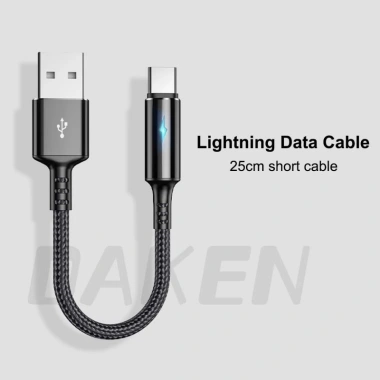 Dây cáp sạc nhanh ANKNDO 25cm USB và Type C, cho iPhone, Samsung, Huawei - Giá 45.471₫