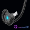 Dây cáp sạc nhanh ELOUGH 90° micro USB-Type C 1M/2M - Giá ưu đãi 49.060₫, tốc độ sạc tối đa cho điện thoại di động 3