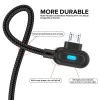 Dây cáp sạc nhanh ELOUGH 90° micro USB-Type C 1M/2M - Giá ưu đãi 49.060₫, tốc độ sạc tối đa cho điện thoại di động 7