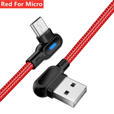 Dây cáp sạc nhanh ELOUGH 90° micro USB-Type C 1M/2M - Giá ưu đãi 49.060₫, tốc độ sạc tối đa cho điện thoại di động 9