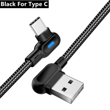 Dây cáp sạc nhanh ELOUGH 90° micro USB-Type C 1M/2M - Giá ưu đãi 49.060₫, tốc độ sạc tối đa cho điện thoại di động 10
