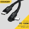 Dây cáp sạc nhanh ESSAGER 60W/100W USB-C sang USB-C QC4.0 PD30W, phù hợp Xiaomi 10 Pro & Huawei, giá 72.700 VND
