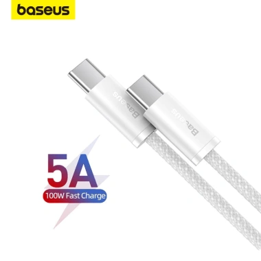 Dây cáp sạc nhanh PD Baseus 100W từ Type-C sang Type-C, tương thích MacBook Pro, iPad, Xiaomi, Samsung - chỉ 93.333₫