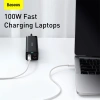 Dây cáp sạc nhanh PD Baseus 100W từ Type-C sang Type-C, tương thích MacBook Pro, iPad, Xiaomi, Samsung - chỉ 93.333₫ 3