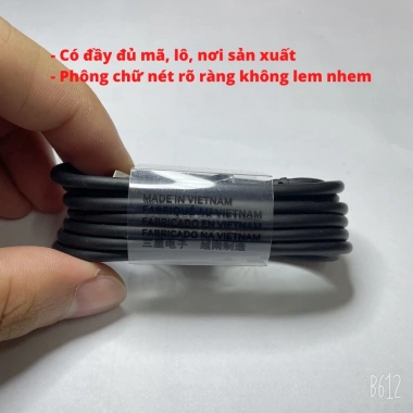 Dây cáp sạc nhanh Samsung Type C chính hãng - Giá chỉ 59.000 VNĐ, giảm tới 15.9k 3 Dây cáp sạc nhanh Samsung Type C chính hãng - Giá chỉ 59.000 VNĐ, giảm tới 15.9k 3