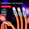 Dây Cáp Sạc Nhanh Siêu Bền Chống Đứt Đầu Micro USB, Type C và I/O/S Silicon Giá 24.000₫ 5