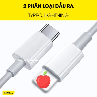 Dây Cáp Sạc Nhanh Type C 60W Đa Năng VuaAuto - Bảo Hành 1 Đổi 1, Giá Chỉ 45.000₫