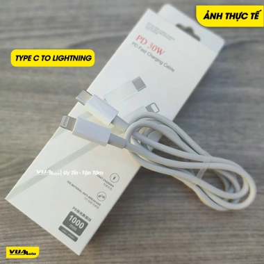 Dây Cáp Sạc Nhanh Type C 60W Đa Năng VuaAuto - Bảo Hành 1 Đổi 1, Giá Chỉ 45.000₫