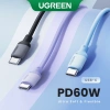 Dây cáp sạc nhanh UGREEN 60W Type-C QC3.0/4.0 FCP - Cho MacBook Pro, Samsung S22/S23, iPhone 15 - 60.090₫