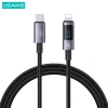 Dây Cáp Sạc Nhanh USAMS PD 30W Màn Hình Số cho iPhone 14‑13‑12‑11 Pro Max, 97.900₫ 2