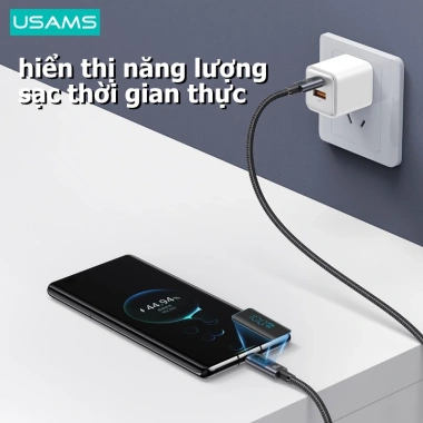 Dây Cáp Sạc Nhanh USAMS PD 30W Màn Hình Số cho iPhone 14‑13‑12‑11 Pro Max, 97.900₫ 4 Dây Cáp Sạc Nhanh USAMS PD 30W Màn Hình Số cho iPhone 14‑13‑12‑11 Pro Max, 97.900₫ 4