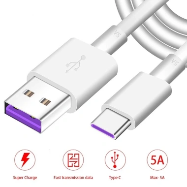 Dây Cáp Sạc Nhanh USB 3.1 Type-C 5A 1m cho Huawei P30 P20 Mate 30 20 Pro 31.900 VND
