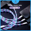 Dây cáp sạc siêu nhanh 3 đầu 100W Micro USB-Type C 3 trong 1 ZH XIAOKE 55.000₫
