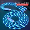 Dây cáp sạc siêu nhanh 3 đầu 100W Micro USB-Type C 3 trong 1 ZH XIAOKE 55.000₫ 4
