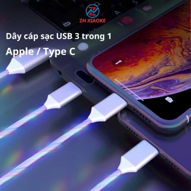 Dây cáp sạc siêu nhanh 3 đầu 100W Micro USB-Type C 3 trong 1 ZH XIAOKE 55.000₫ 7 Dây cáp sạc siêu nhanh 3 đầu 100W Micro USB-Type C 3 trong 1 ZH XIAOKE 55.000₫ 7