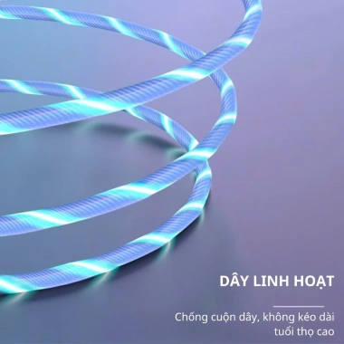Dây cáp sạc siêu nhanh 3 đầu 100W Micro USB-Type C 3 trong 1 ZH XIAOKE 55.000₫