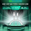 Dây cáp sạc TypeC + Micro USB 1‑14m cho Camera, Webcam – Sạc ổn định, 22.630₫