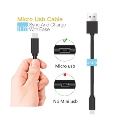 Dây cáp sạc TypeC + Micro USB 1‑14m cho Camera, Webcam – Sạc ổn định, 22.630₫ 8 Dây cáp sạc TypeC + Micro USB 1‑14m cho Camera, Webcam – Sạc ổn định, 22.630₫ 8