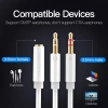 Dây cáp Vention 2 cổng âm thanh 3.5mm 2 IN 1 chia Mic & Tai nghe, cáp nối dài, hàng chính hãng, giảm giá 86k 4