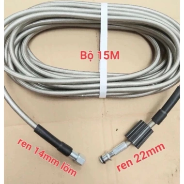 Dây cho máy rửa xe xách tay Staka Max - Đủ 10m,15m,20m, Giá 145.000₫