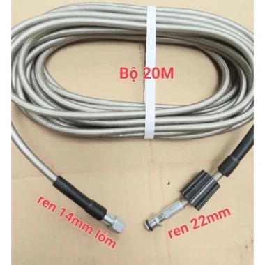 Dây cho máy rửa xe xách tay Staka Max - Đủ 10m,15m,20m, Giá 145.000₫