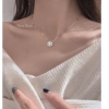Dây chuyền bạc bông tuyết nữ TUNA SILVER - Vòng cổ đính đá cao cấp, cam kết chuẩn bạc, giảm giá 499k 4