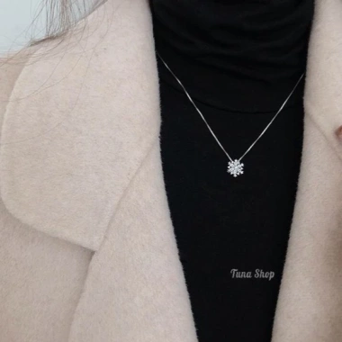 Dây chuyền bạc bông tuyết nữ TUNA SILVER - Vòng cổ đính đá cao cấp, cam kết chuẩn bạc, giảm giá 499k 5 Dây chuyền bạc bông tuyết nữ TUNA SILVER - Vòng cổ đính đá cao cấp, cam kết chuẩn bạc, giảm giá 499k 5