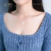 Dây chuyền bạc cao cấp JENSY Hot Trend Kiểm định GIV SECRET SWAN SWAN SONG VCTL5 vòng cổ bạc nữ 556.000đ giảm giá 3