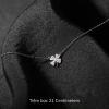 Dây chuyền bạc Cỏ 4 lá đính đá 21cm - Tiệm bạc, giảm giá 499k 3