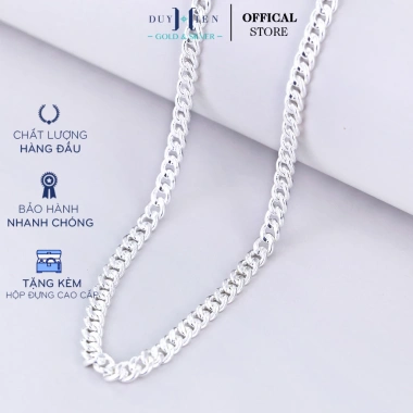 Dây chuyền bạc duy hiển cho bé - thiết kế đơn giản, bền, kháng nắng gió, dễ đeo, giảm giá 20% 3