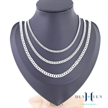 Dây chuyền bạc duy hiển cho bé - thiết kế đơn giản, bền, kháng nắng gió, dễ đeo, giảm giá 20% 4