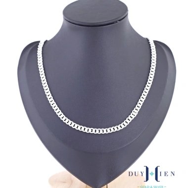 Dây chuyền bạc duy hiển cho bé - thiết kế đơn giản, bền, kháng nắng gió, dễ đeo, giảm giá 20% 5