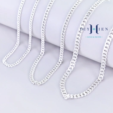 Dây chuyền bạc duy hiển cho bé - thiết kế đơn giản, bền, kháng nắng gió, dễ đeo, giảm giá 20% 7