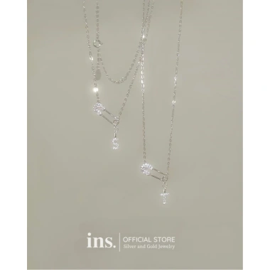 Dây chuyền bạc INS charm chữ cái an toàn LETTER Safety Pin SP185 - Giá chỉ 1.020.000₫, giảm đến 20%