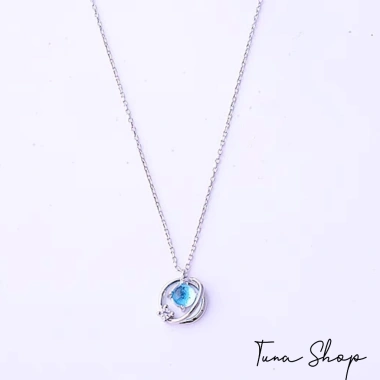 Dây chuyền bạc Lumia đổi màu + vòng cổ bạc đá ngũ sắc TUNA SILVER cam kết chuẩn bạc 9 Dây chuyền bạc Lumia đổi màu + vòng cổ bạc đá ngũ sắc TUNA SILVER cam kết chuẩn bạc 9