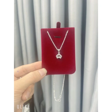 Dây chuyền Bắc mặt vương miện bé gái - Chuẩn Bắc Tàu, thiết kế tinh tế, giá 165k