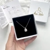 Dây chuyền bạc Miuu Silver mặt vuông đính đá, vòng cổ nữ Lapia Necklace 600k 5