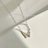 Dây chuyền bạc Miuu Silver - Vòng cổ nữ mặt hồ điệp ngũ sắc xinh xắn, giảm giá 600.000đ 4
