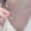 Dây chuyền bạc Miuu Silver - Vòng cổ nữ mặt hồ điệp ngũ sắc xinh xắn, giảm giá 600.000đ 7