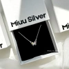 Dây chuyền bạc Miuu Silver - Vòng cổ nữ mặt hồ điệp ngũ sắc xinh xắn, giảm giá 600.000đ 8