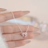 Dây chuyền bạc nữ 999 Calae nơ thắt đá hồng charm nhẹ nhàng - Giá 509.000đ 7