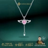 Dây chuyền bạc nữ cánh thiên thần S925 đá zircon hồng - 515.000₫ Viễn Chí Bảo
