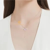 Dây chuyền bạc nữ cánh thiên thần S925 đá zircon hồng - 515.000₫ Viễn Chí Bảo 3